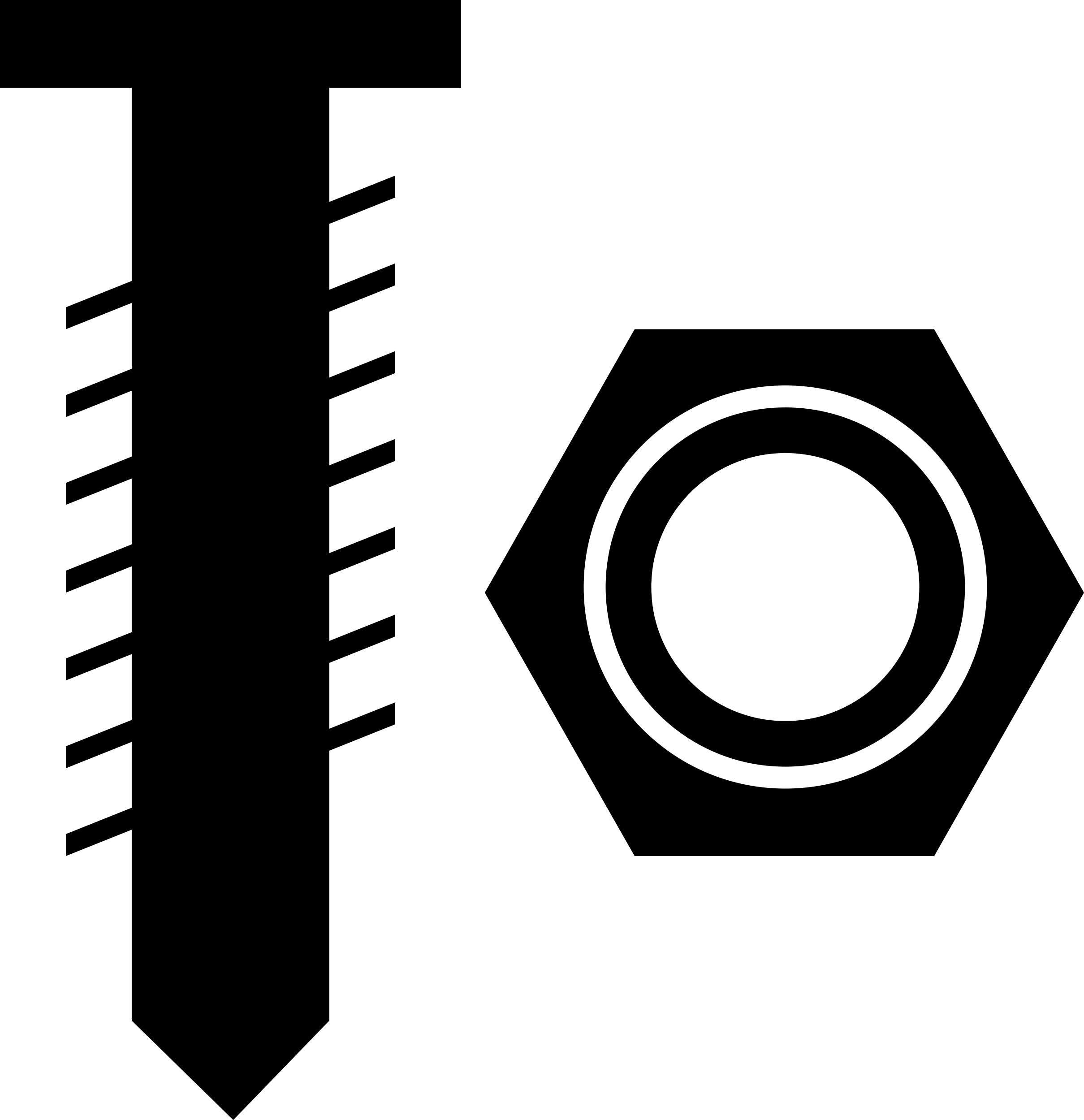 Nut And Bolt Tools Couple Outline Svg Vector Free Vectors